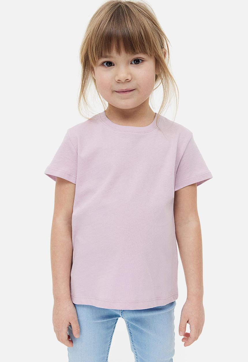 H&M - 3 Pack cotton tops - lilac & light pink