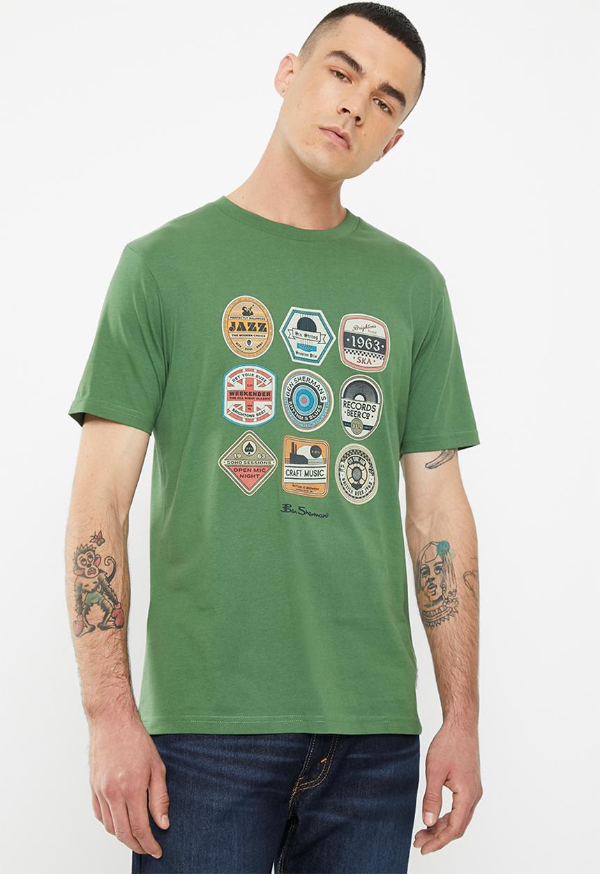 Ben Sherman - Bs mat tee-shirt - rich fern