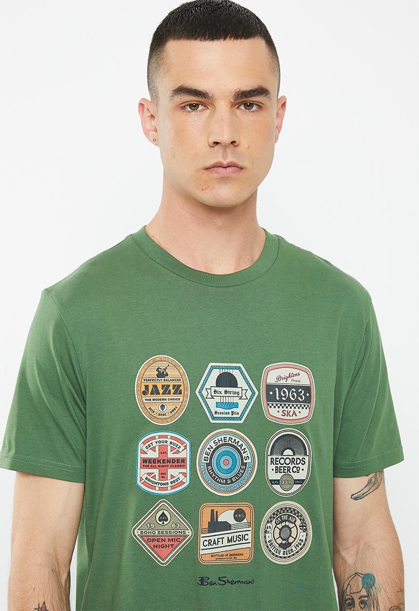 Ben Sherman - Bs mat tee-shirt - rich fern