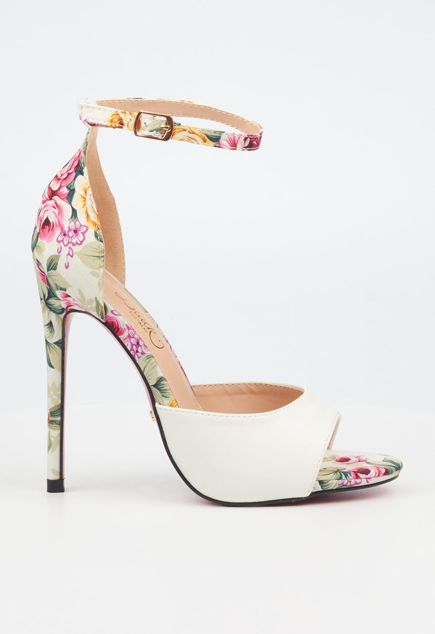 Miss Black - Bou 5 stiletto heel - white