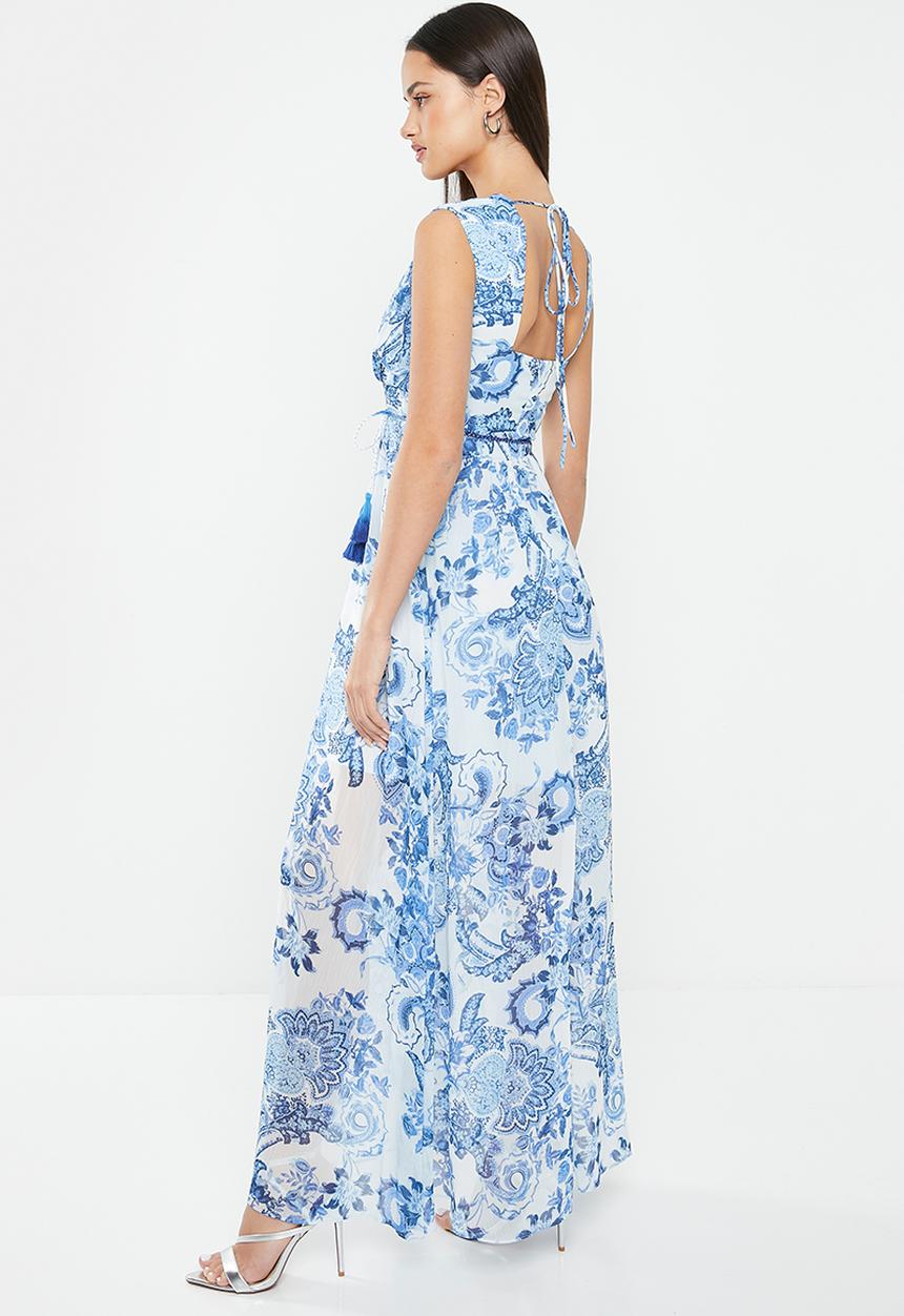 GUESS - Sleeveless long dress - blue collectibles