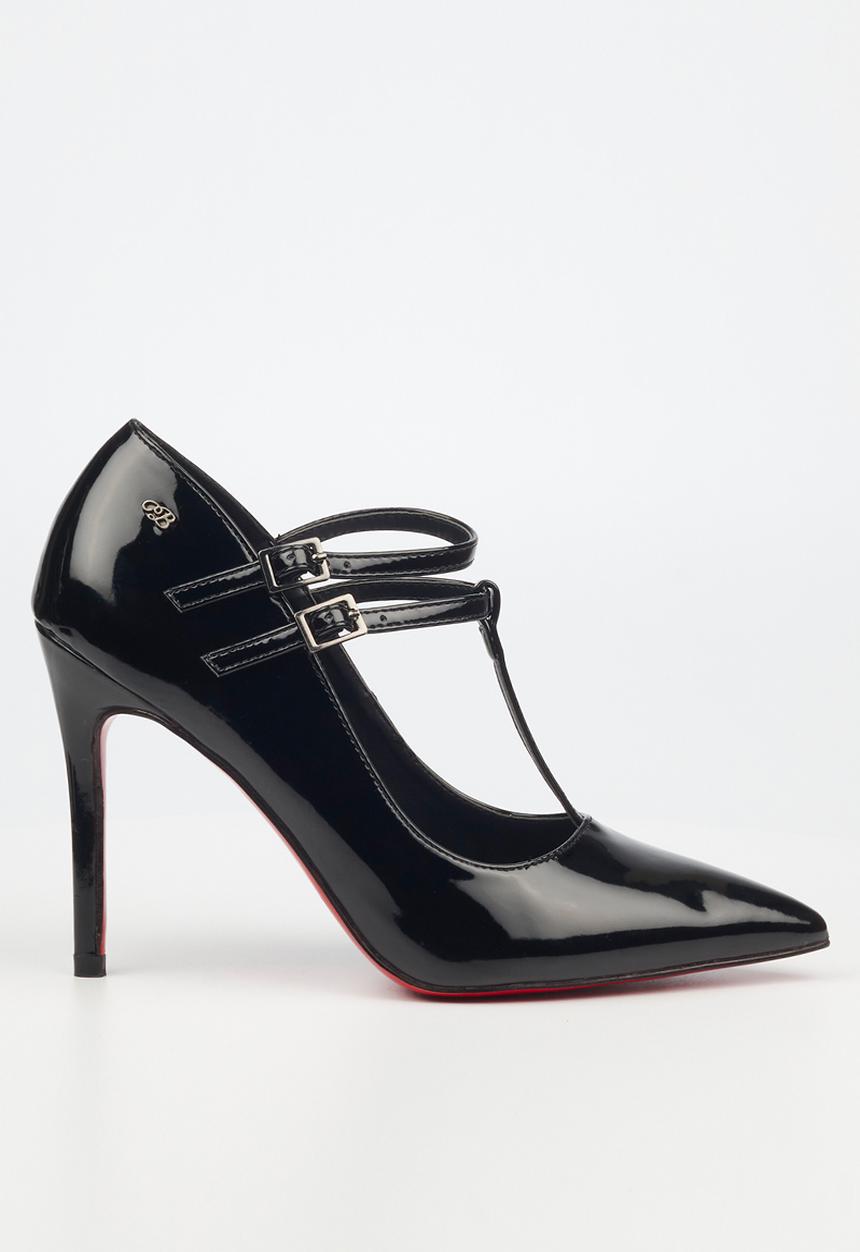 Miss Black - Lola 2 court heel - black