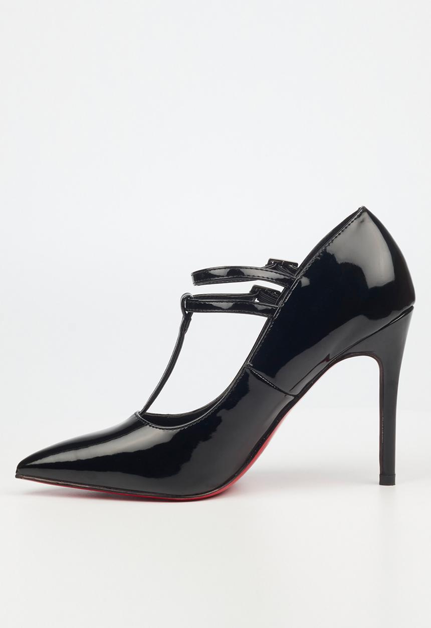 Miss Black - Lola 2 court heel - black