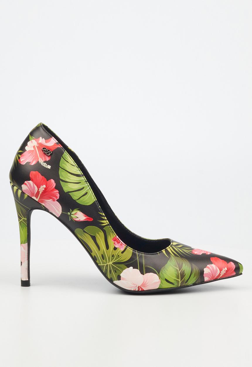 Miss Black - Lola 5 court heel - black combo