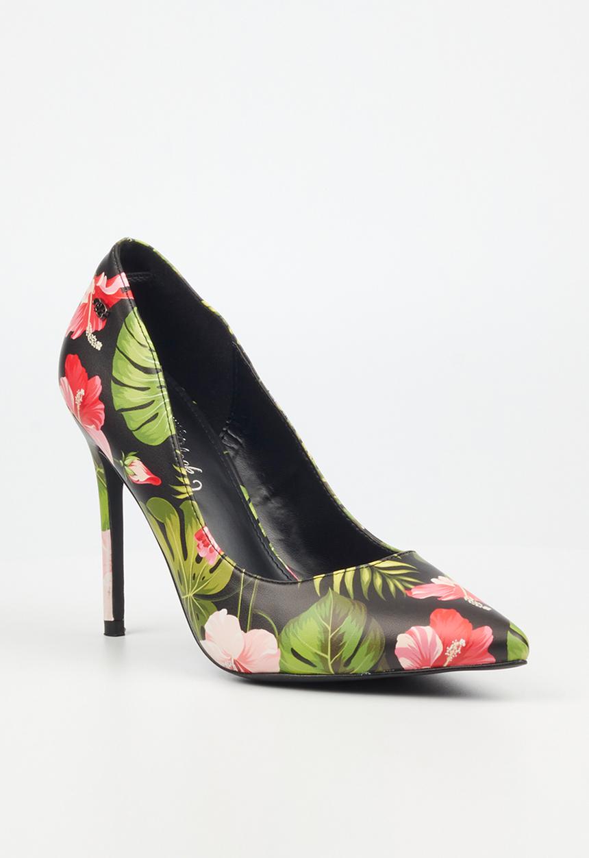 Miss Black - Lola 5 court heel - black combo
