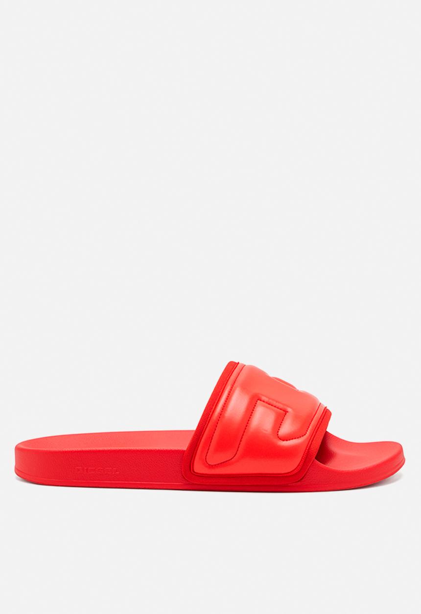 Diesel  - Mayemi sa-mayemi puf x sandals - red