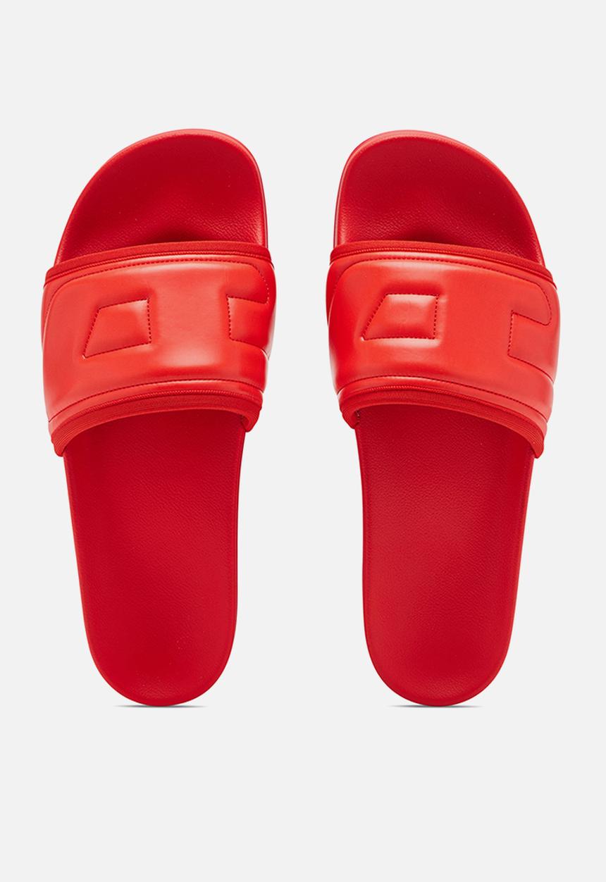 Diesel  - Mayemi sa-mayemi puf x sandals - red