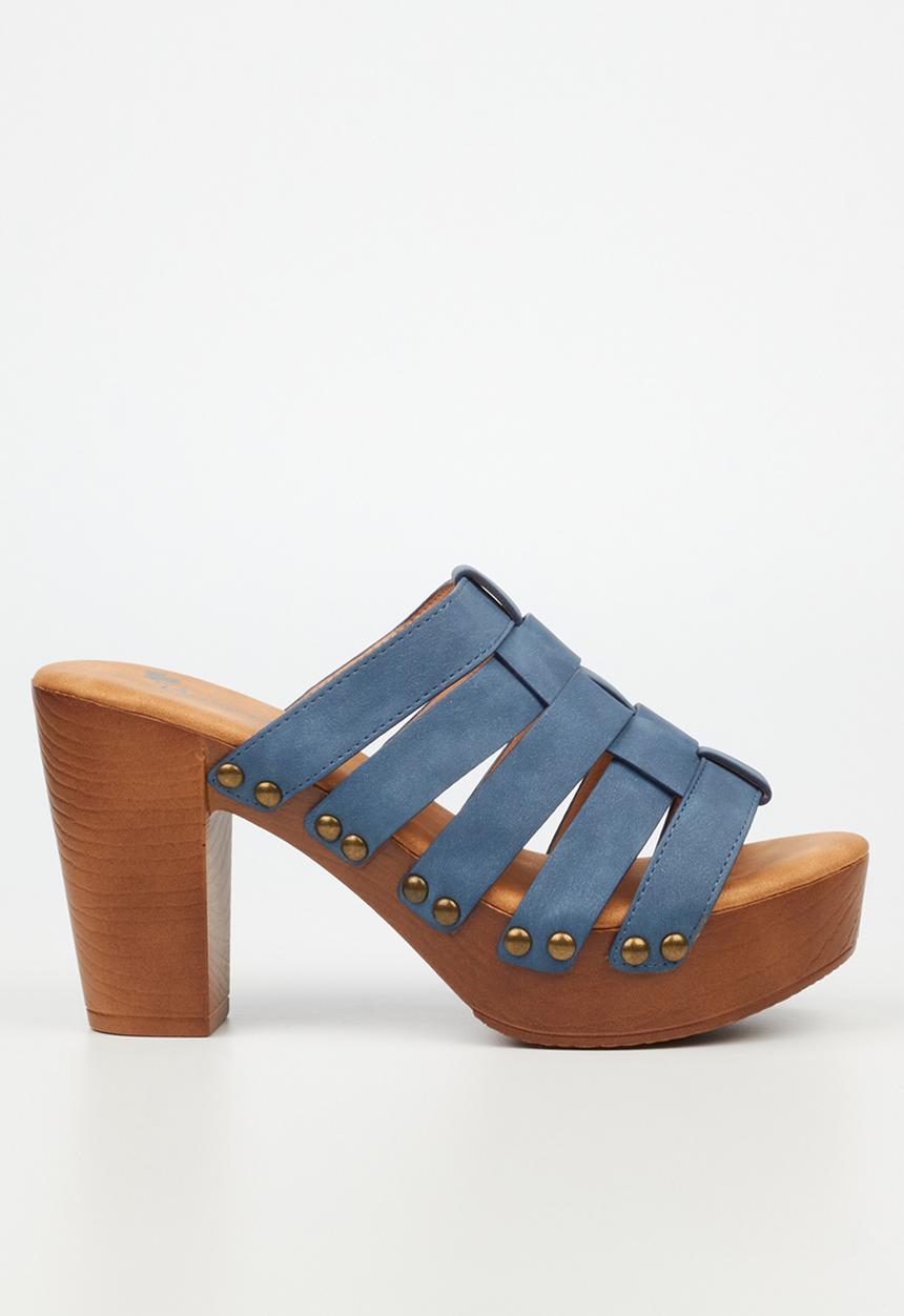 Butterfly Feet - Kayla 3 mule heel - navy