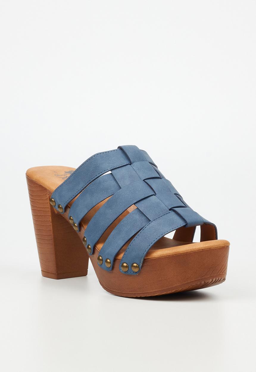Butterfly Feet - Kayla 3 mule heel - navy