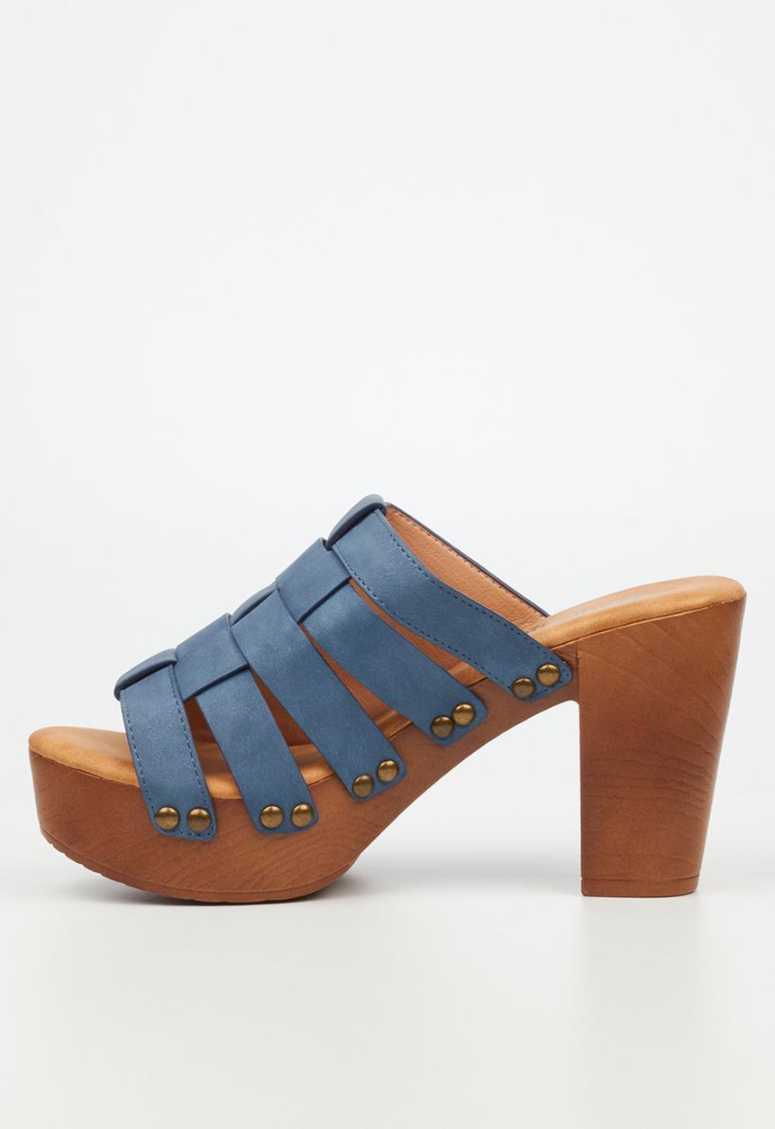Butterfly Feet - Kayla 3 mule heel - navy