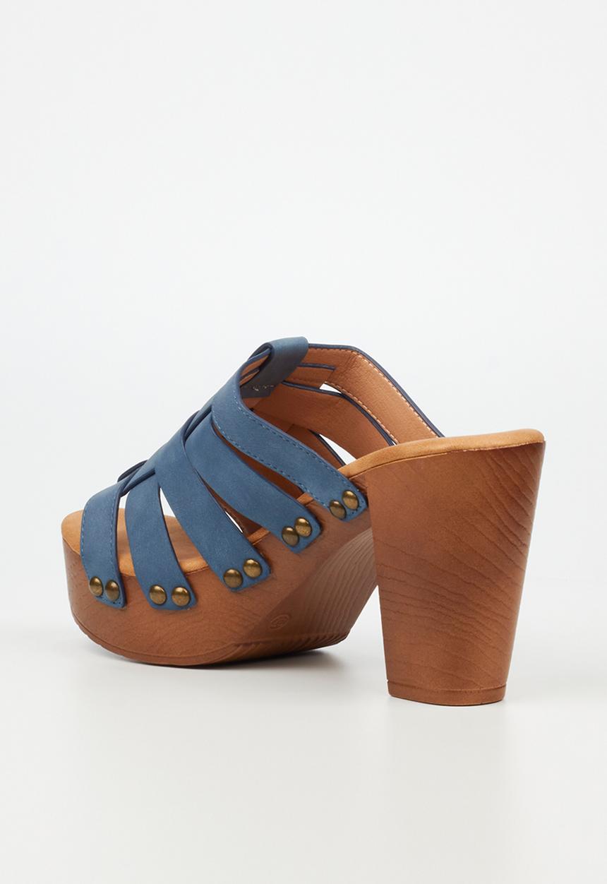 Butterfly Feet - Kayla 3 mule heel - navy