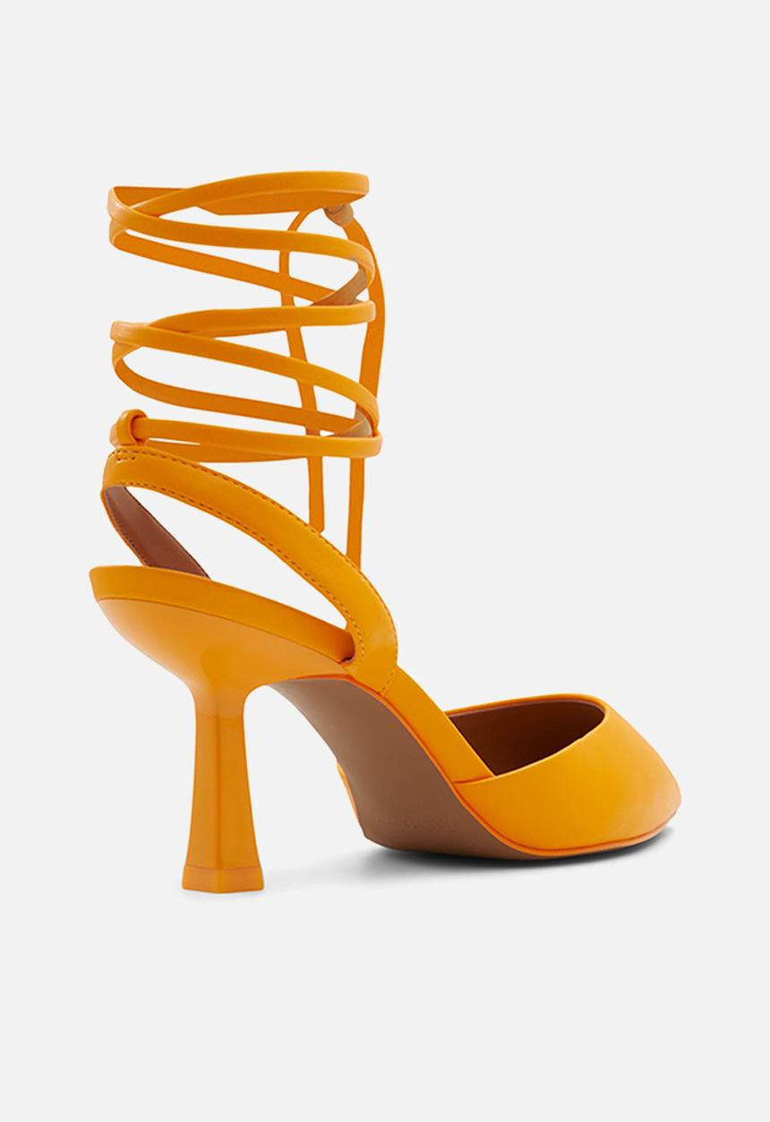 Call It Spring - Citrus ankle tie court - medium orange