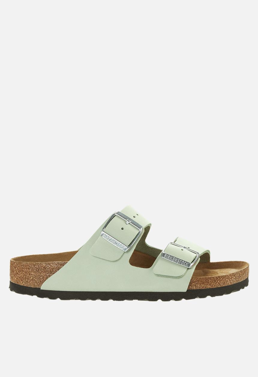 Birkenstock - Arizona sfb soft nubuck regular - matcha
