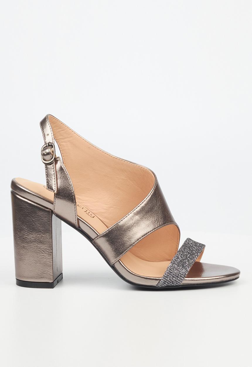 Butterfly Feet - Jaci 1 block heel - pewter