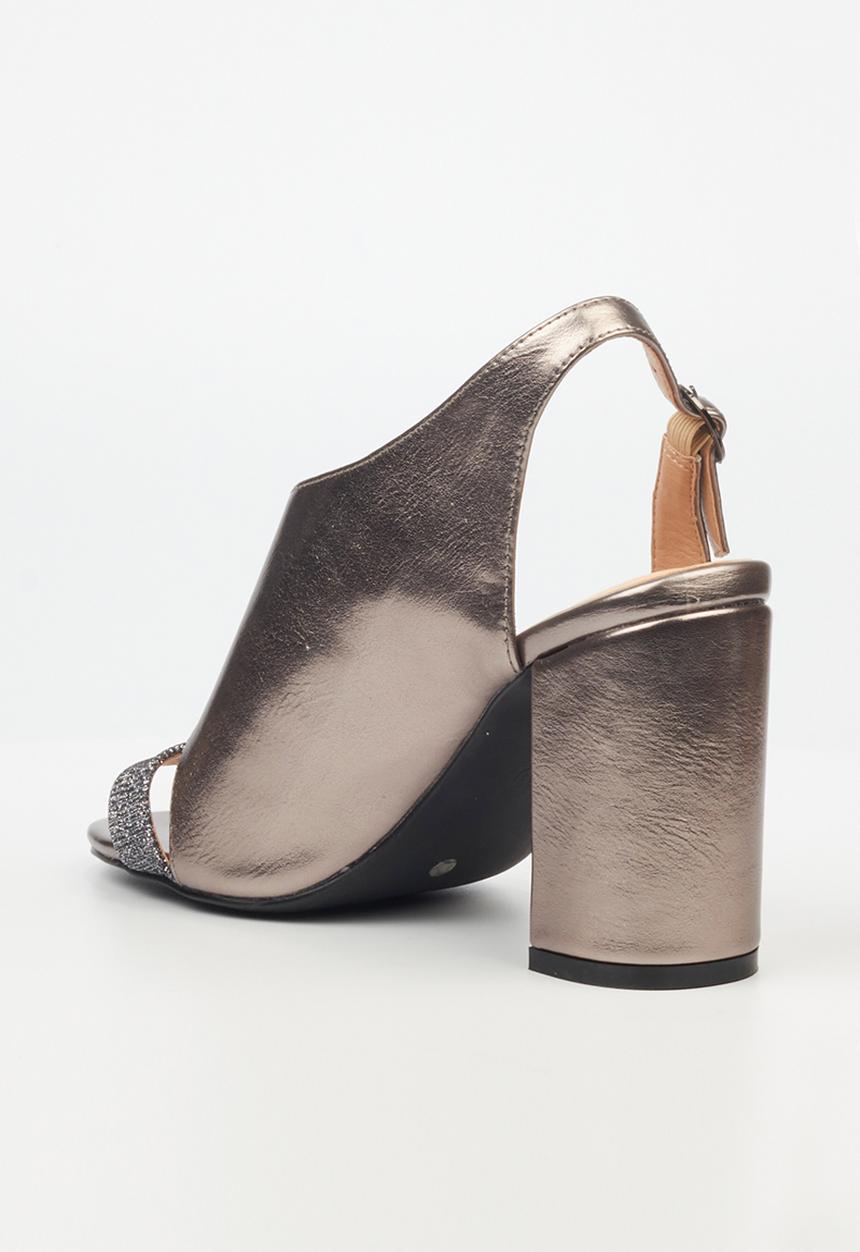 Butterfly Feet - Jaci 1 block heel - pewter