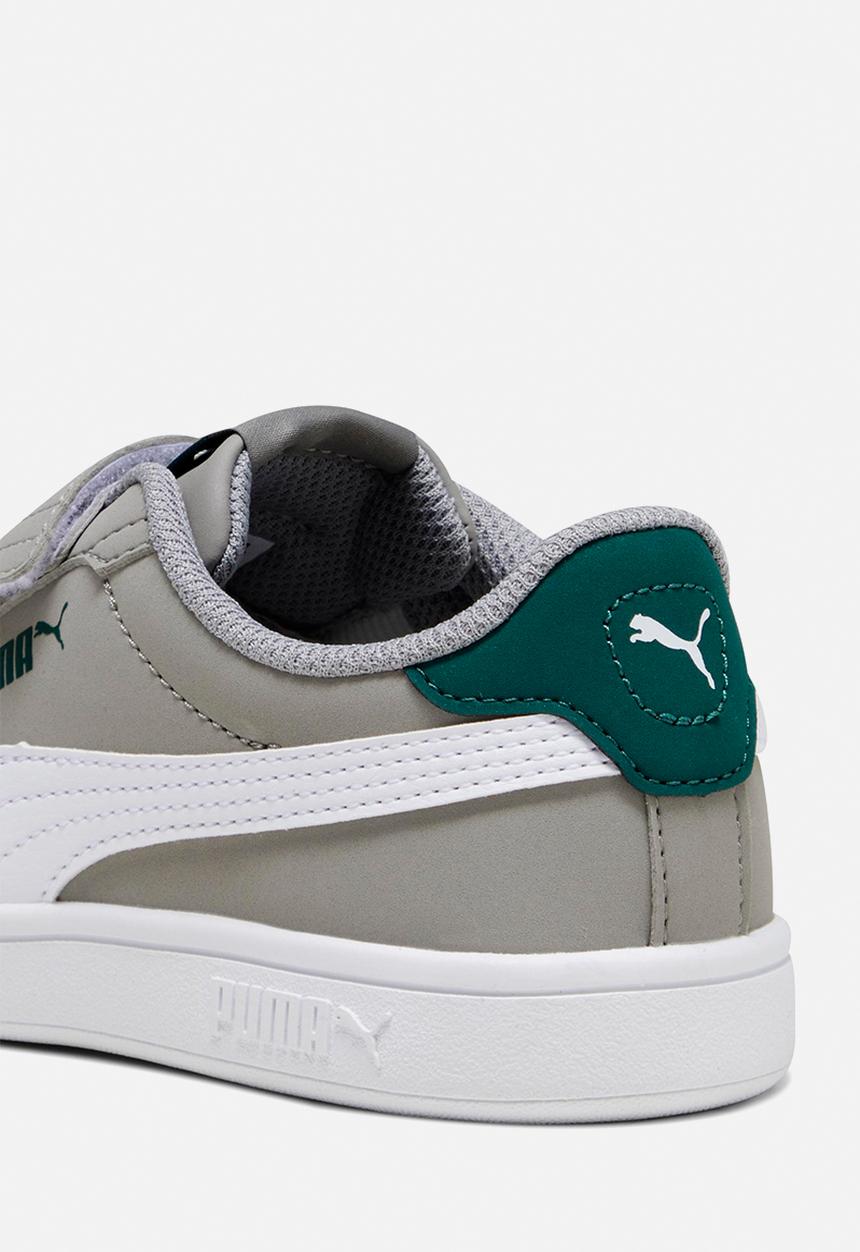 PUMA - Smash 3.0 buck v ps - concrete grey/PUMA white/malachite