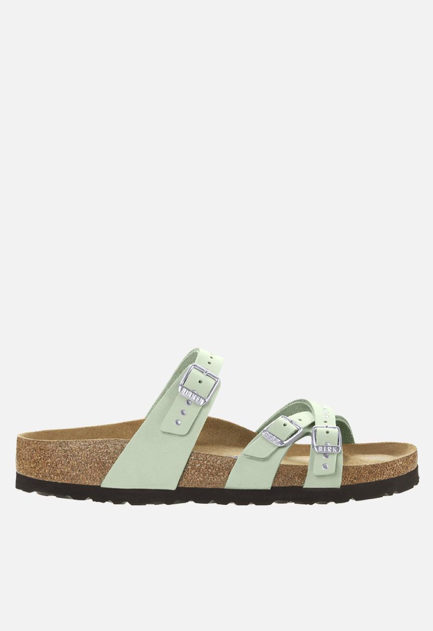 Birkenstock - Franca sfb soft nubuck rivets regular - matcha