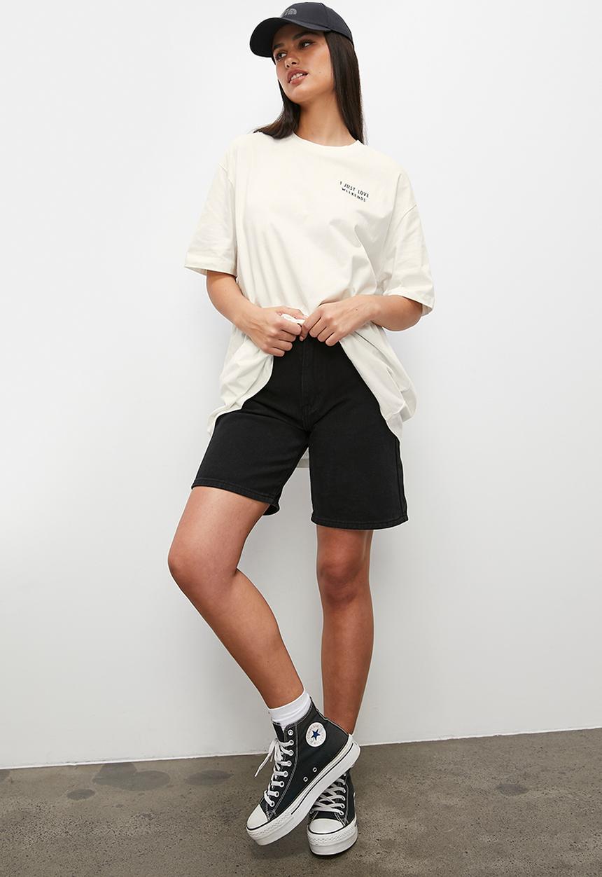 Blake - Love Weekends Tee - white