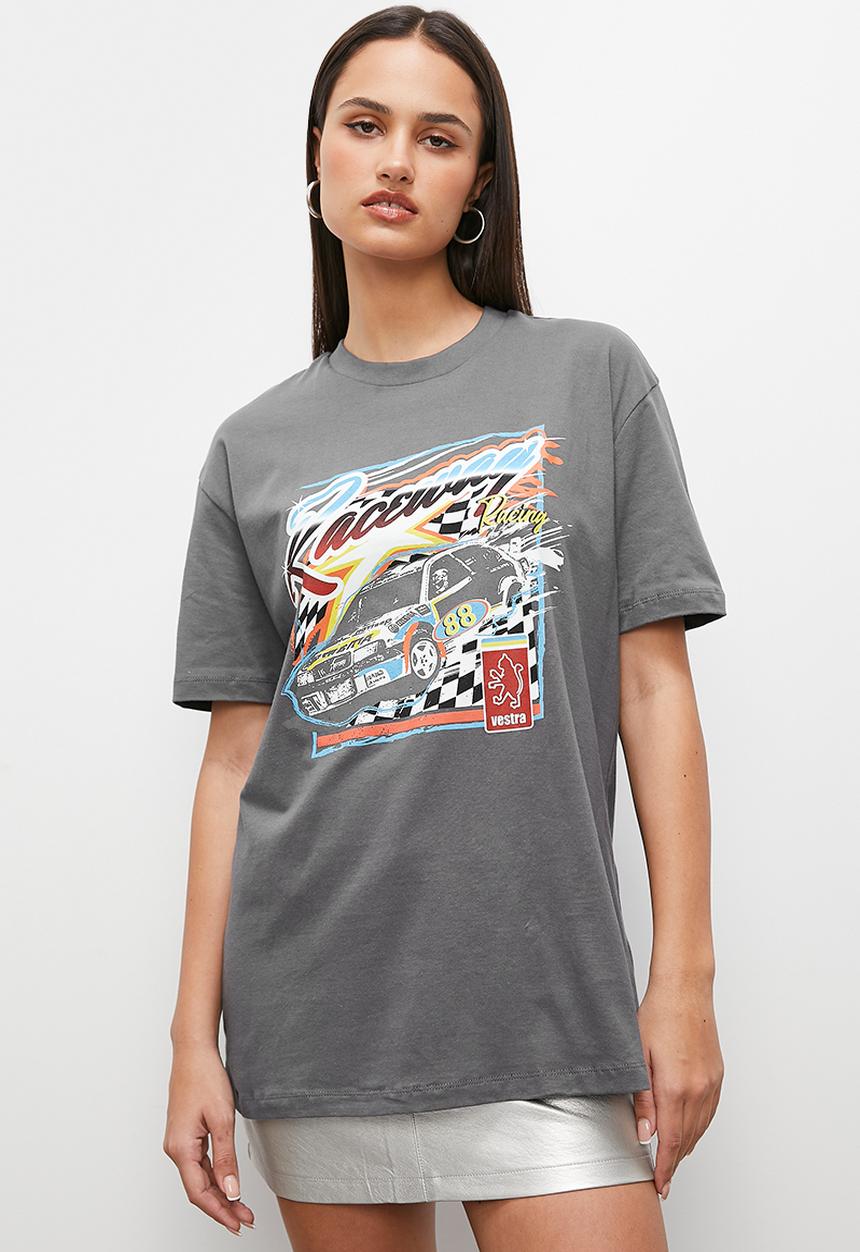 Blake - Motor sport novelty tee - grey