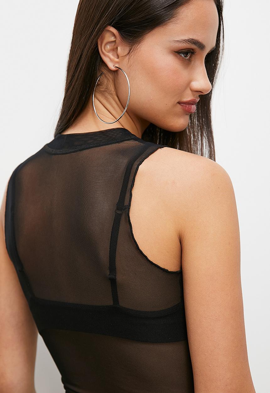 Blake - Mesh vest - black