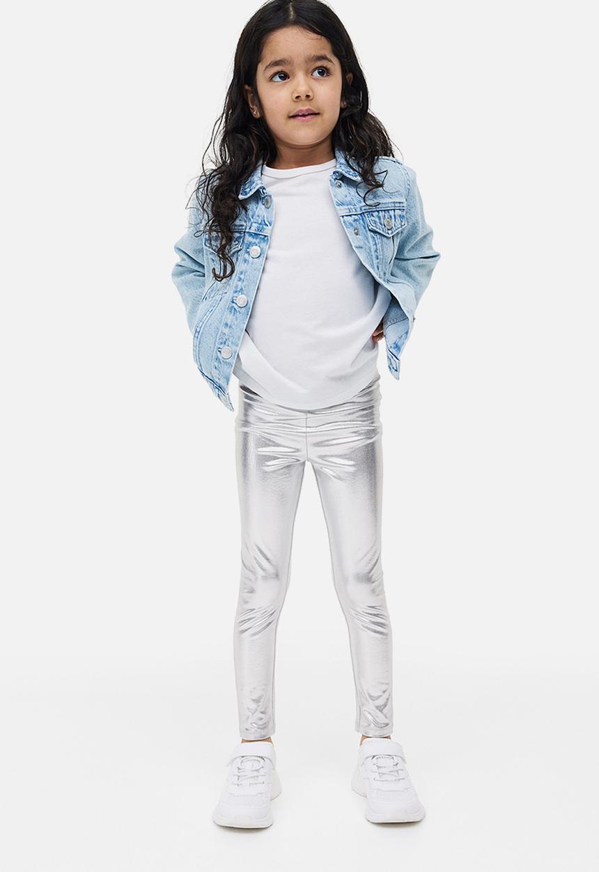 H&M - Leggings - silver coloured 