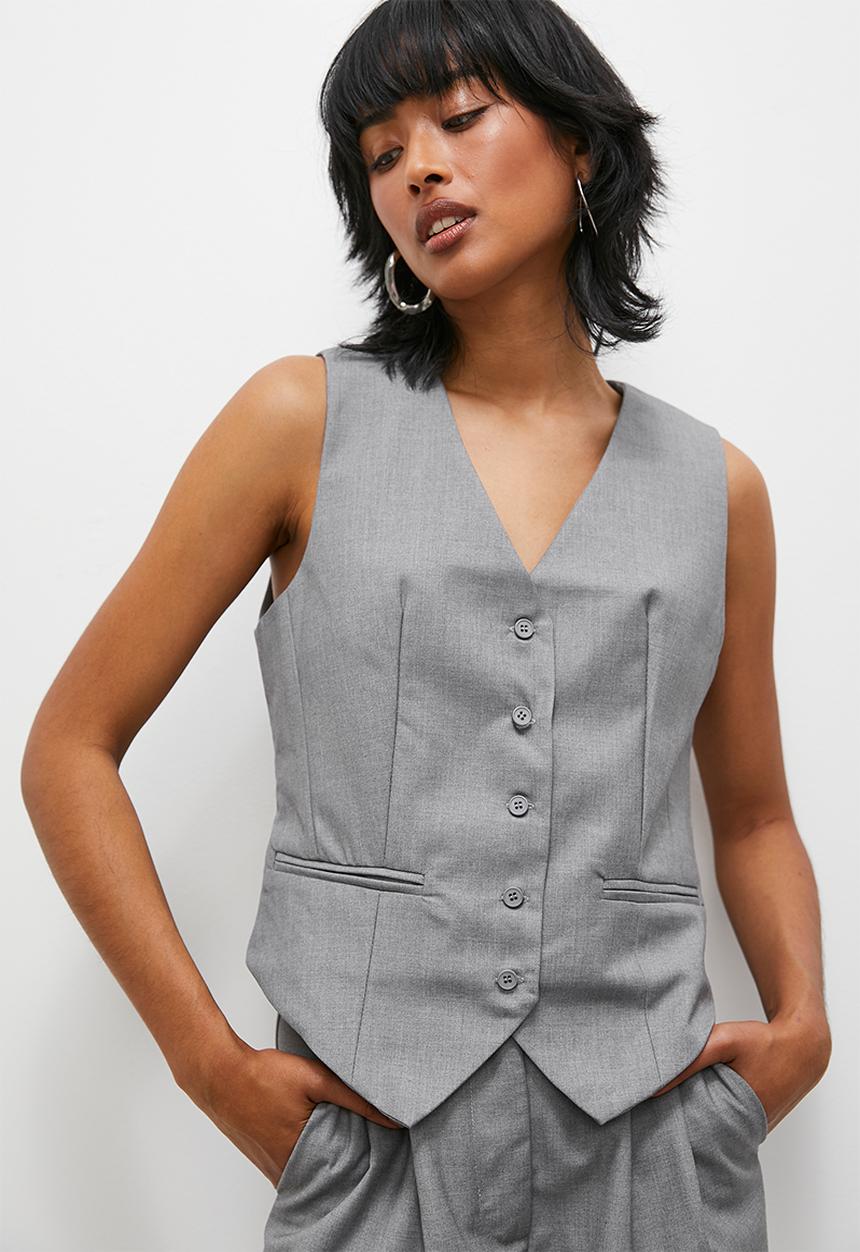 Superbalist - Waistcoat - grey