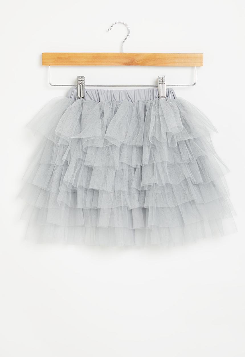 Pop Candy - Girls tulle skirt - grey