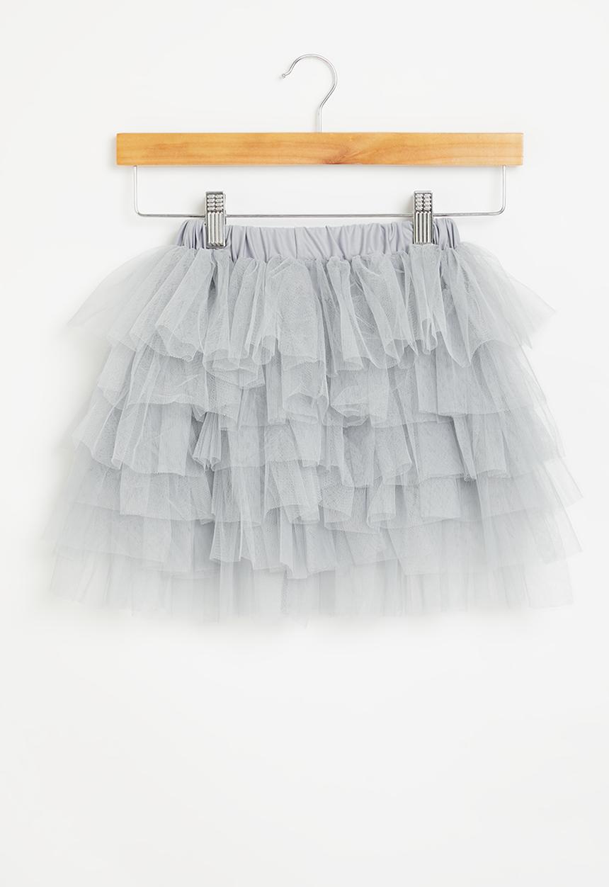 Pop Candy - Girls tulle skirt - grey