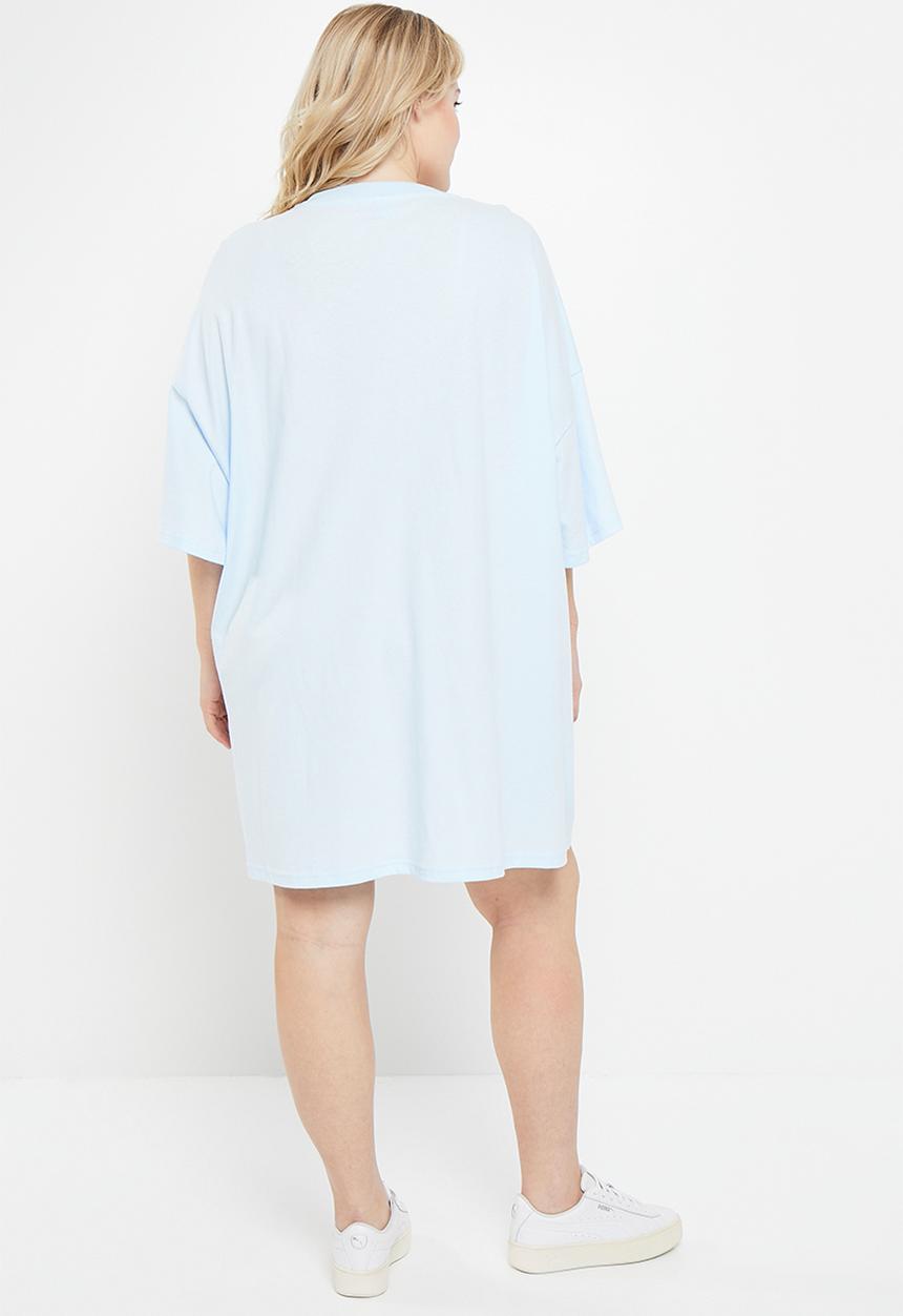 PUMA - Plus classics tee dress - icy blue