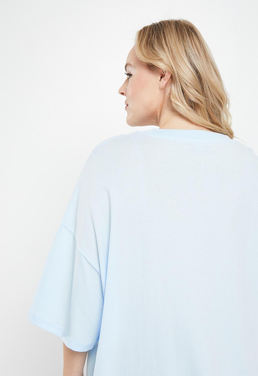 PUMA - Plus classics tee dress - icy blue