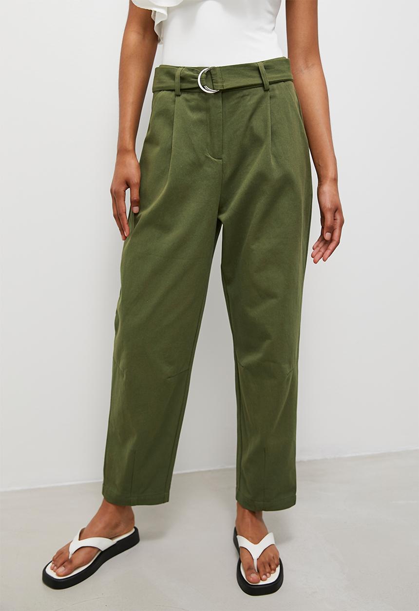 Superbalist - Barrel leg trouser - new olive