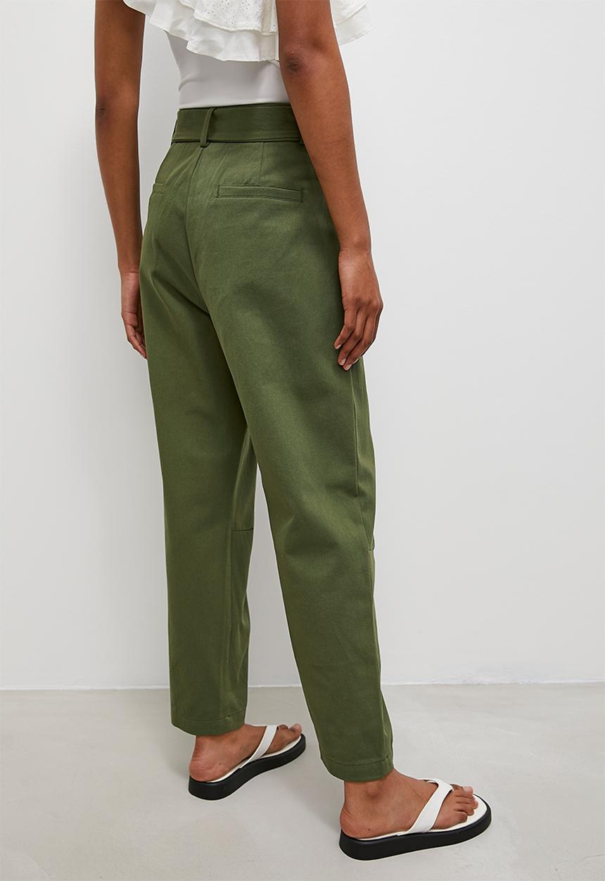 Superbalist - Barrel leg trouser - new olive
