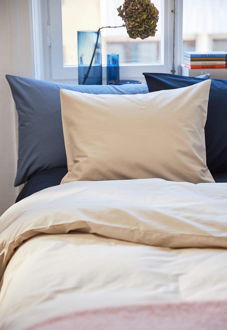 H&M - Cotton single duvet cover set - light beige