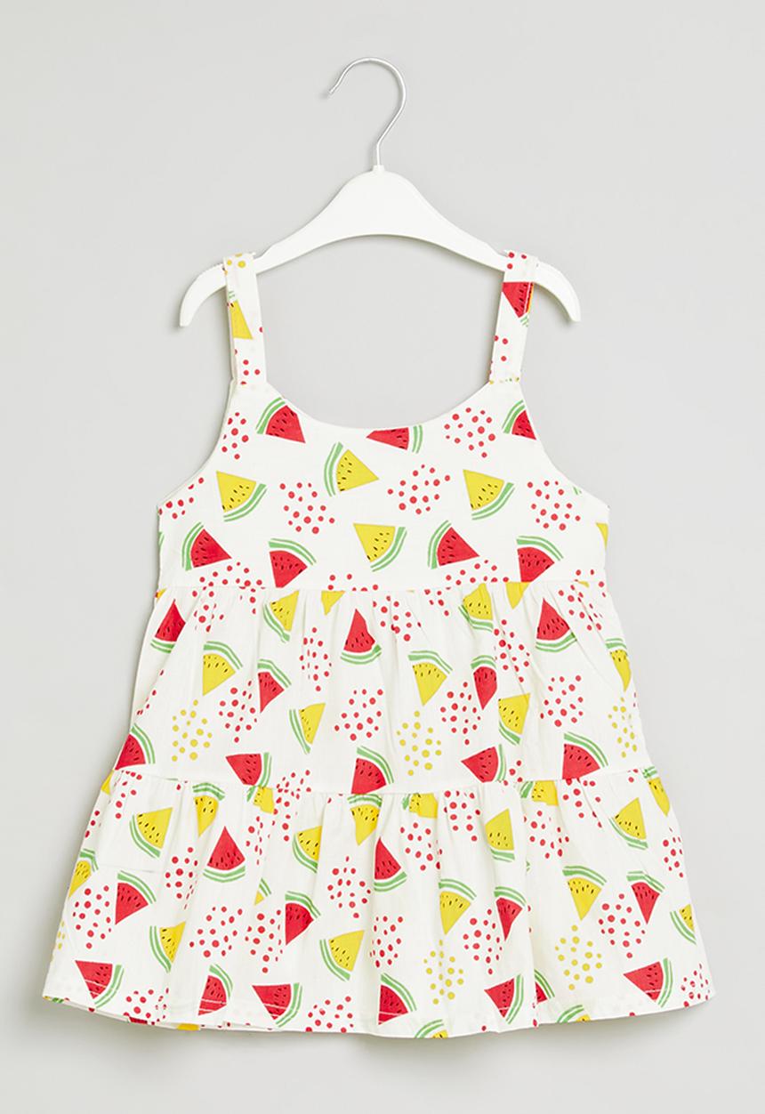 Pop Candy - sleeveless dress - white multi