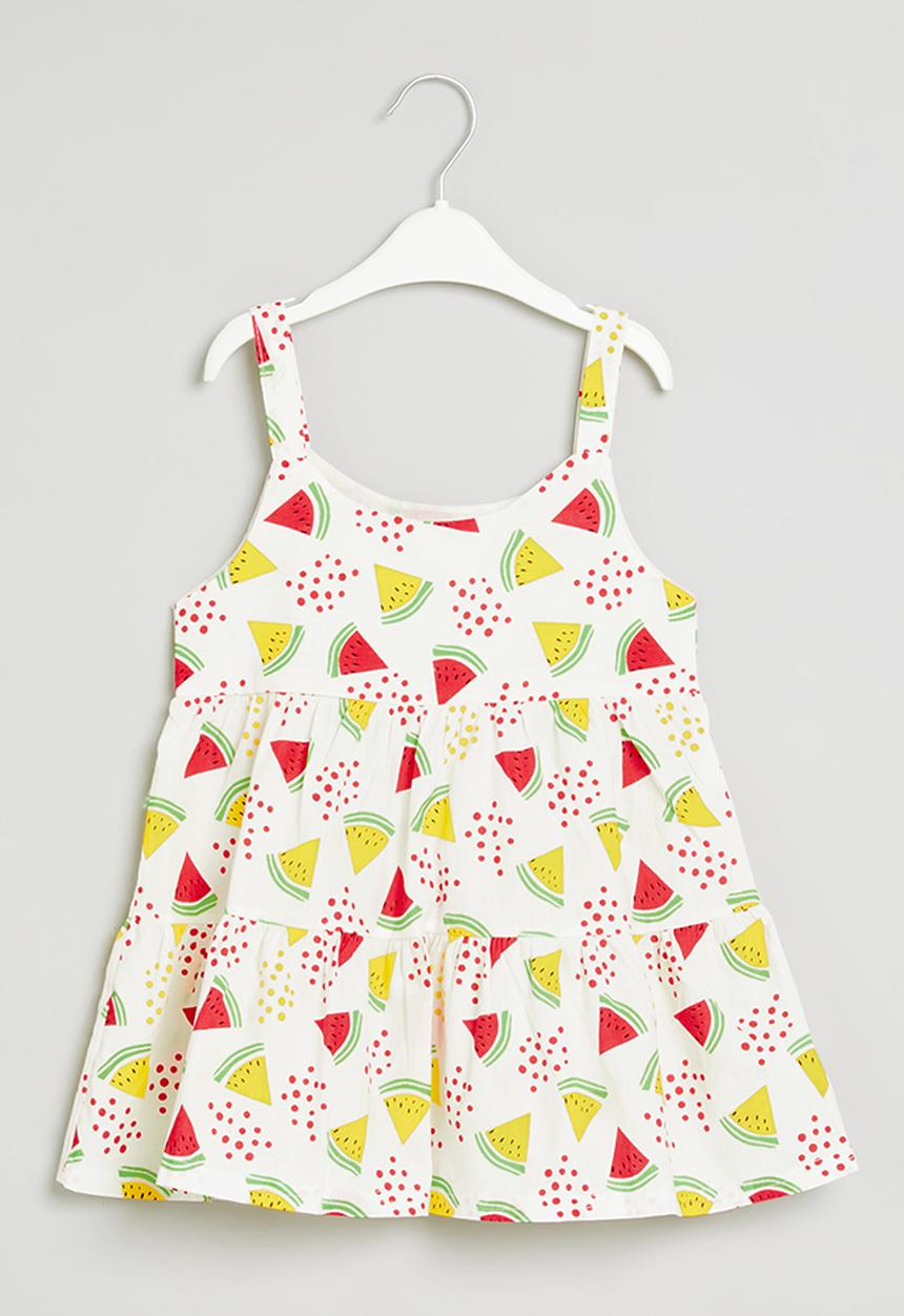 Pop Candy - sleeveless dress - white multi