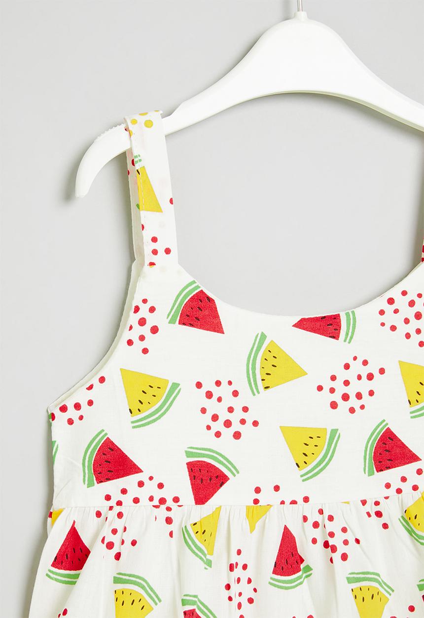 Pop Candy - sleeveless dress - white multi
