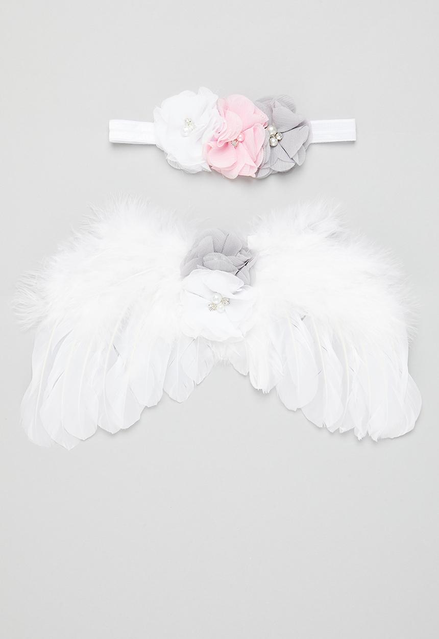 Pop Candy - Wings and headband set - white