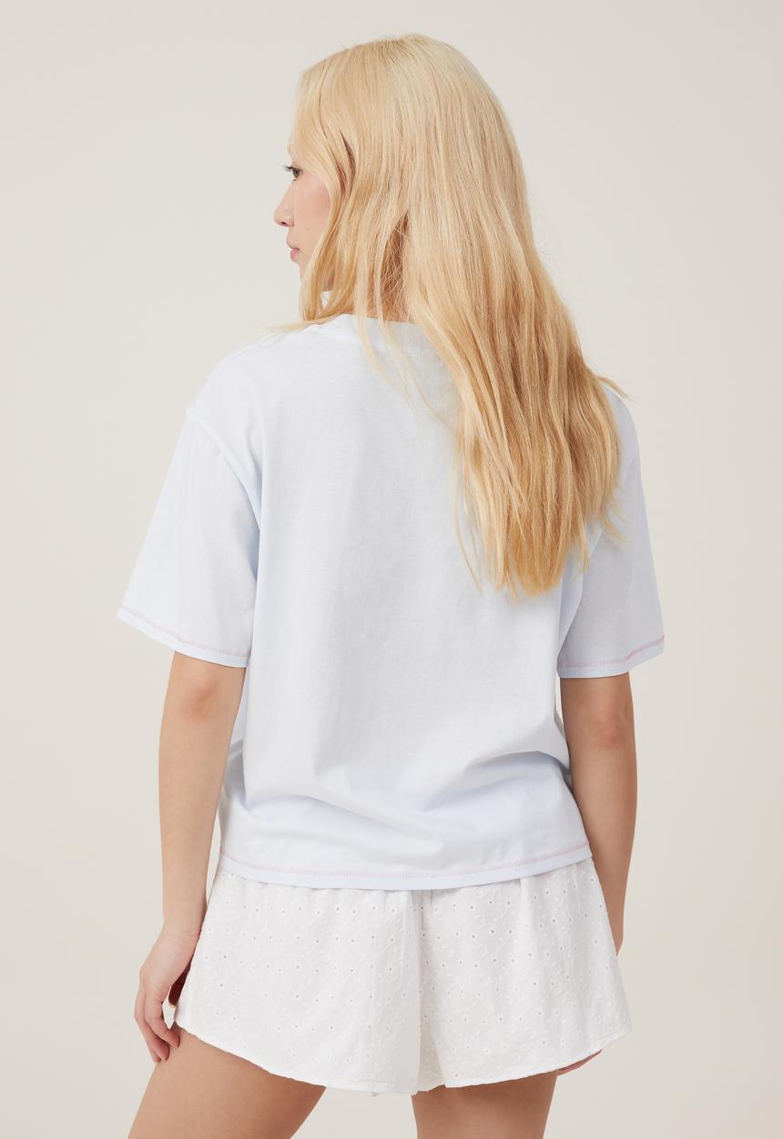 Cotton On - Woven sleep short - white broderie