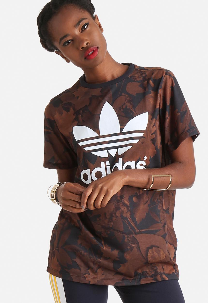 adidas Originals - Leaf Camo Boyfriend Tee