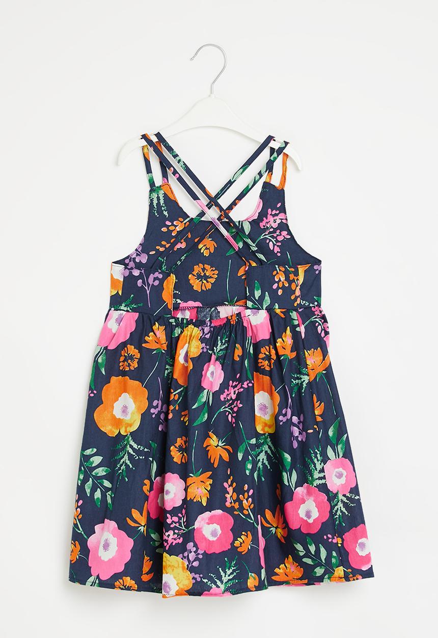 Pop Candy - sleeveless dress - navy