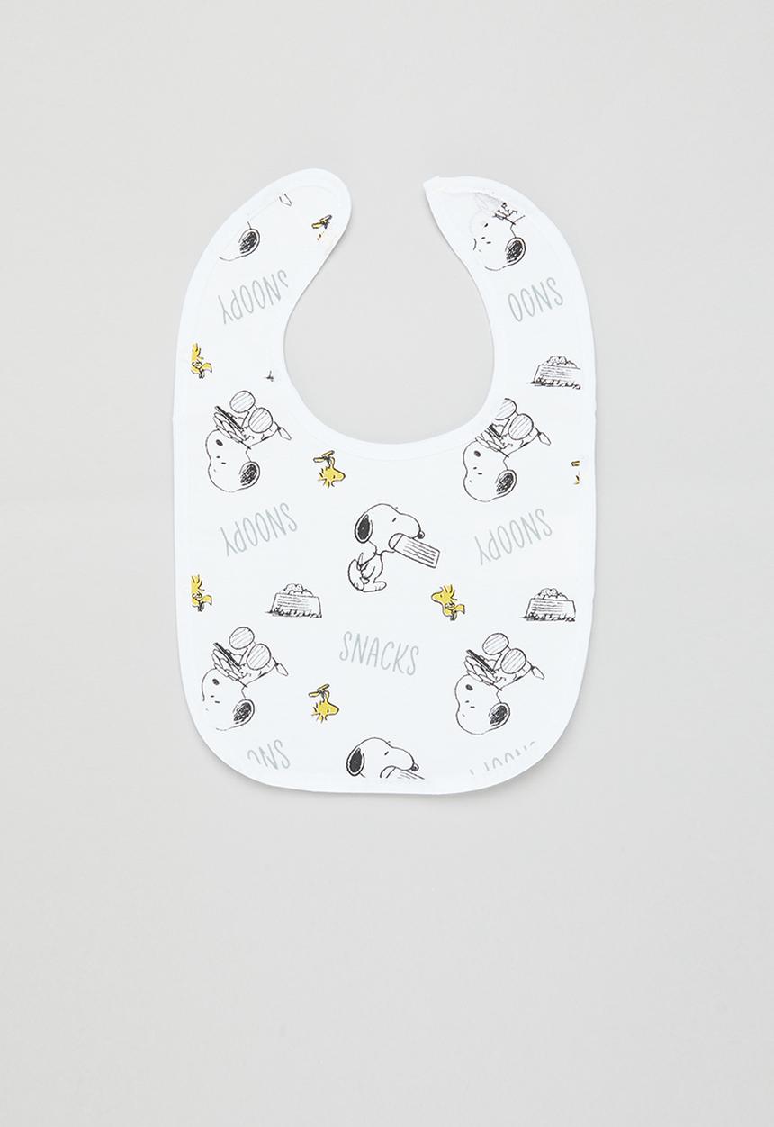 The Character Group (Legacy) - Snoopy 2pk jersey bib - white