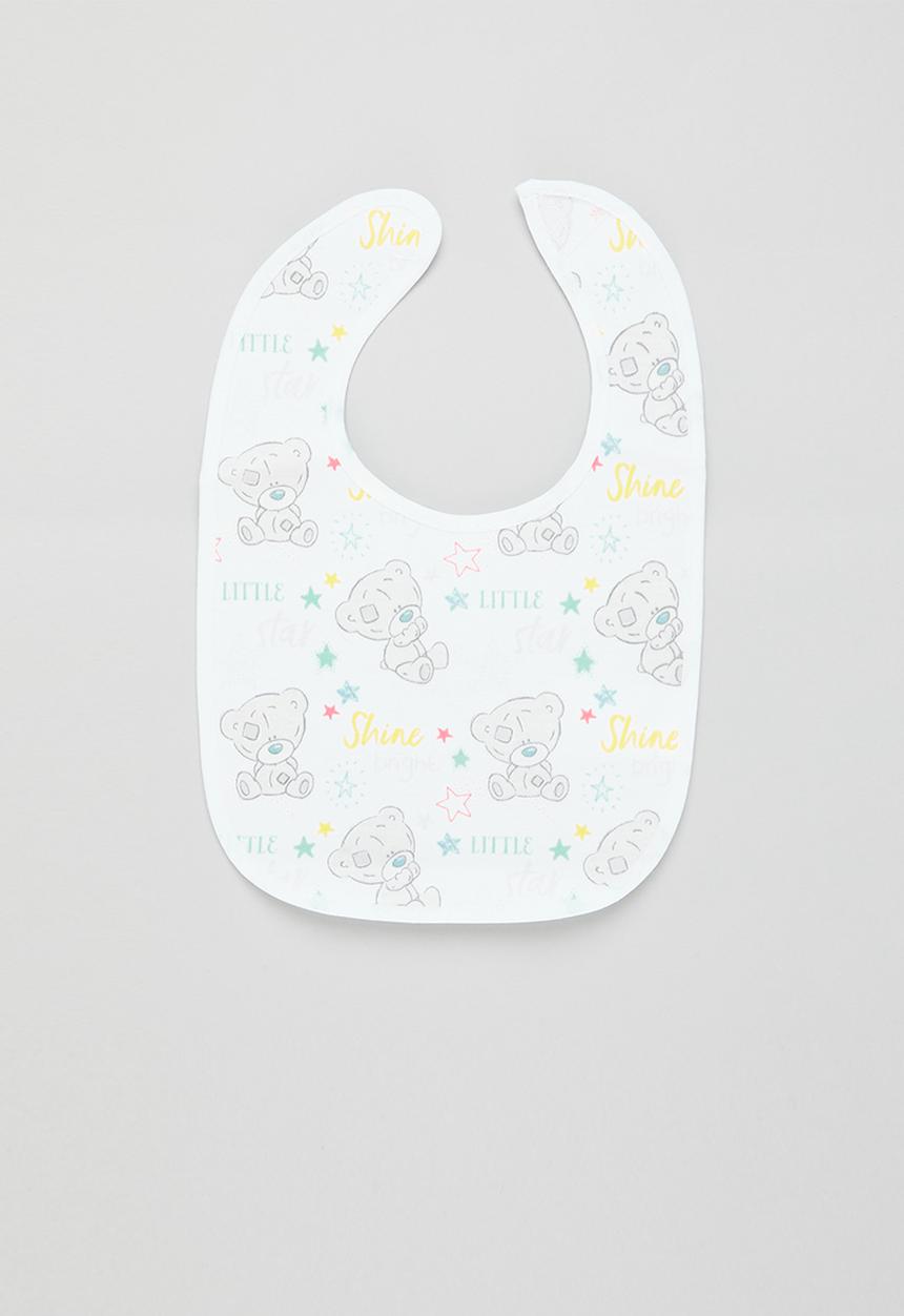The Character Group (Legacy) - Tiny tatty teddy 2pk jersey bib - grey