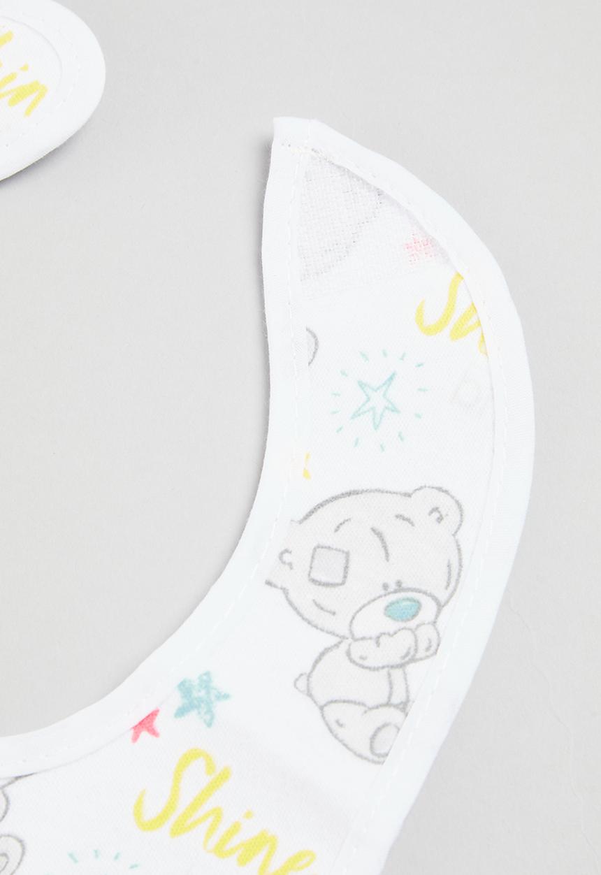 The Character Group (Legacy) - Tiny tatty teddy 2pk jersey bib - grey