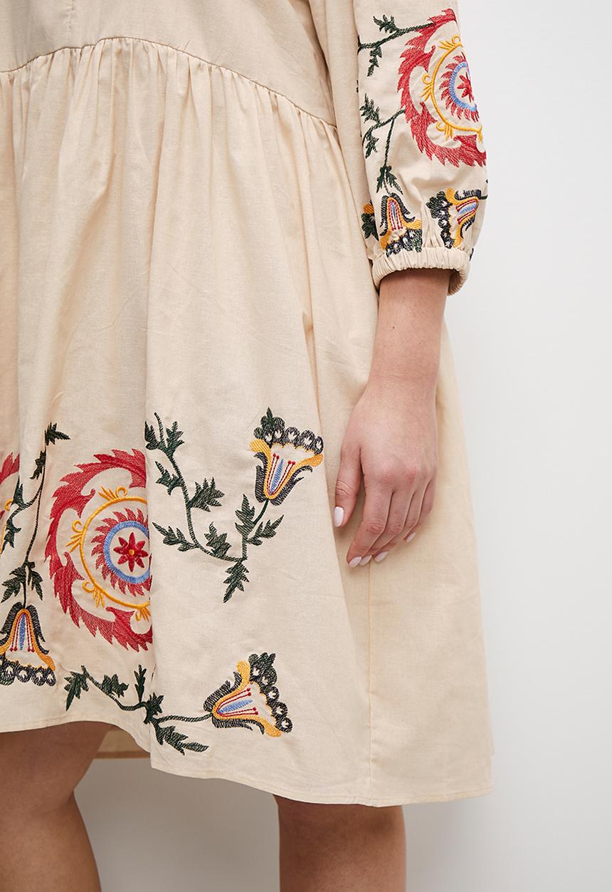 Superbalist - A-line boho mini dress - ecru