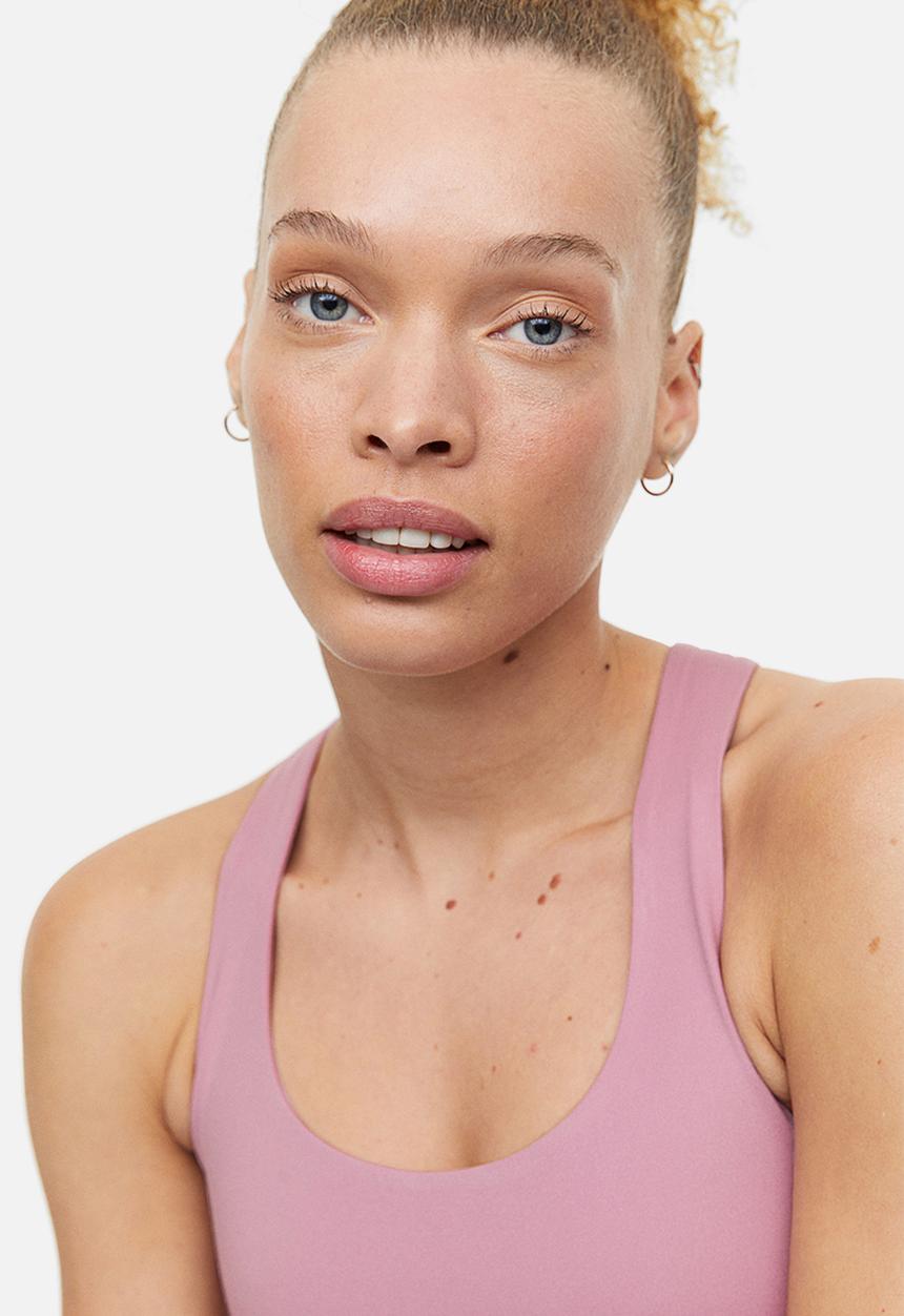 H&M - Drymove™ medium support sports bra - pink