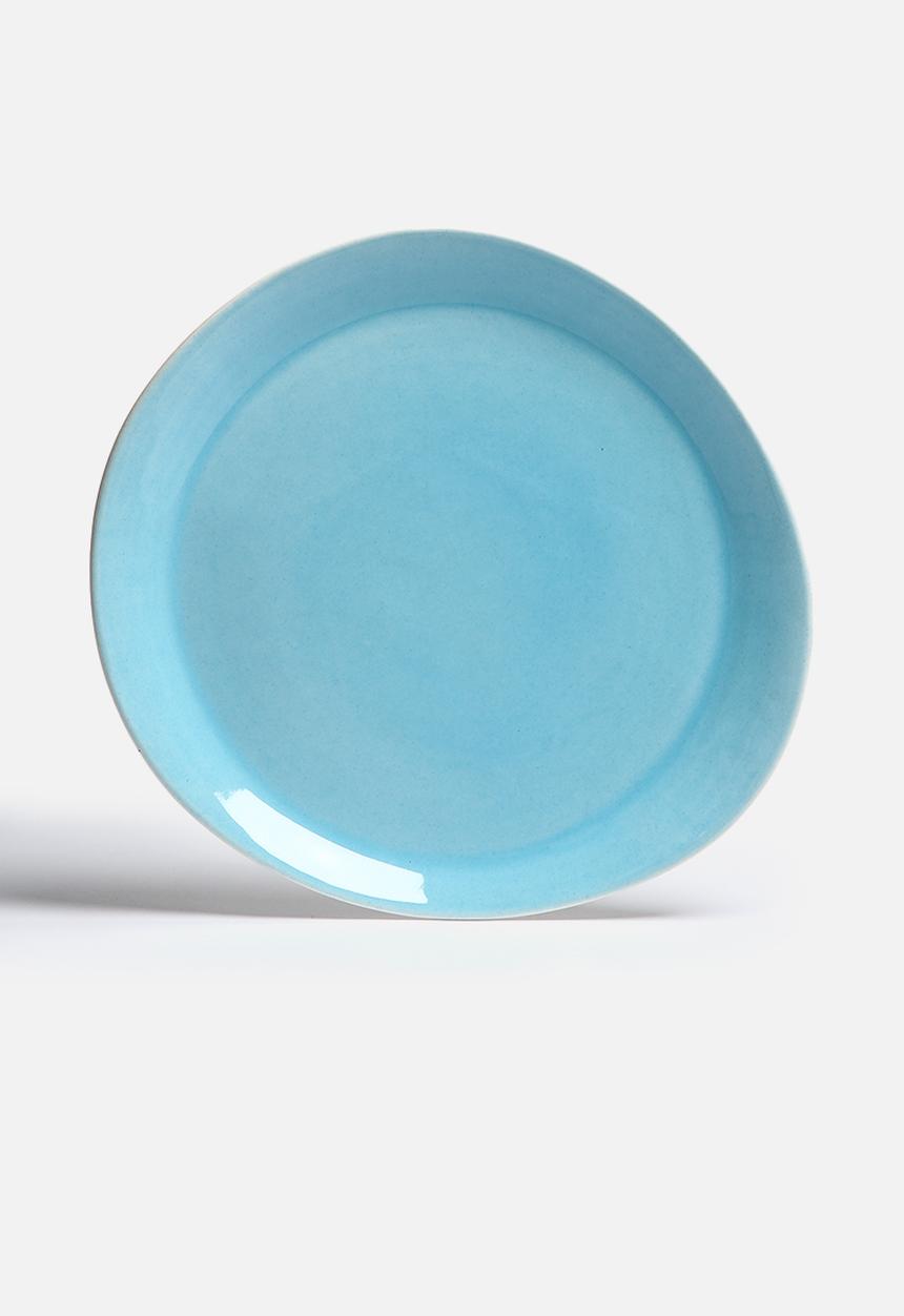 Urchin Art - Set of 4 Colour Block Dinner Plates