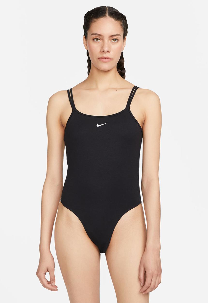 Nike - W nsw essntl bodysuit cami - black & sail