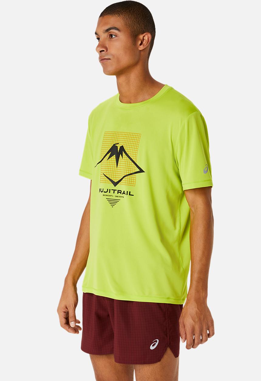 ASICS - Fujitrail logo short sleeve top - lime