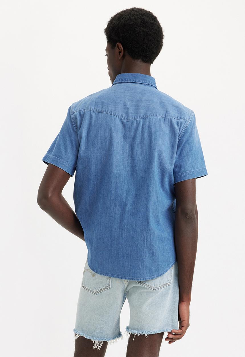 Levi’s® - Short sleeve relaxed fit western - tombstone stone