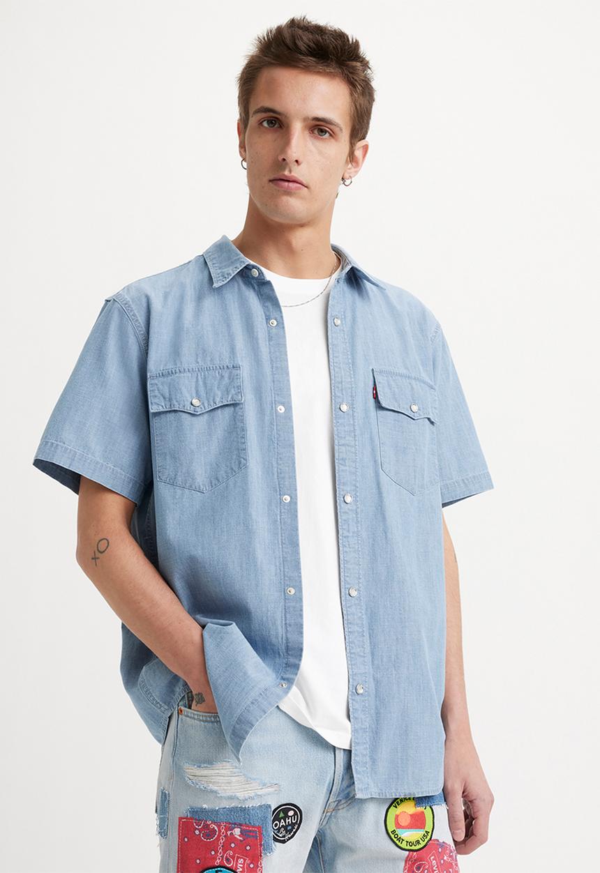 Levi’s® - Short sleeve relaxed fit western - new hyde chamber